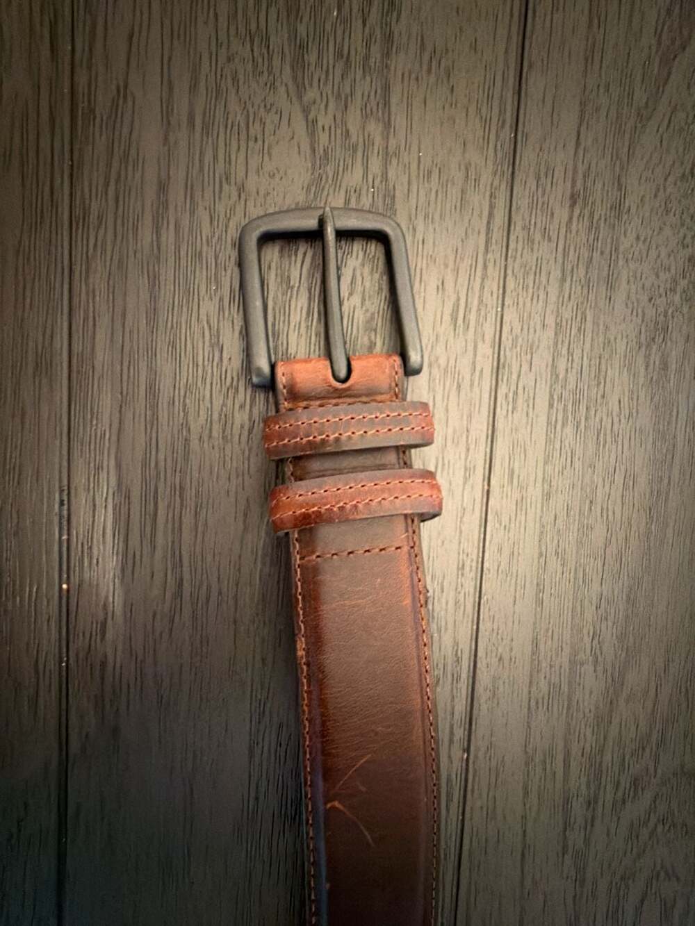 Genuine Leather Brown Belt Size 40